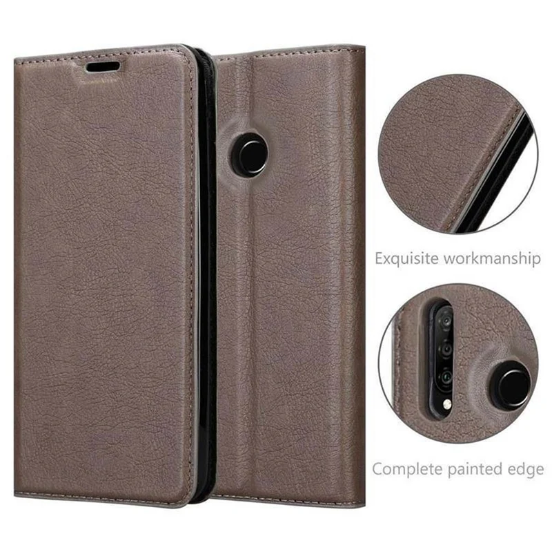 Cadorabo Hülle kompatibel mit Huawei P30 LITE Schutzhülle mit Magnetverschluss, Standfunktion und Kartenfach
