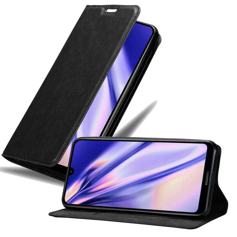 Cadorabo Hülle kompatibel mit Huawei Y7 2019 / Y7 PRIME 2019 Schutzhülle mit Magnetverschluss, Standfunktion und Kartenfach
