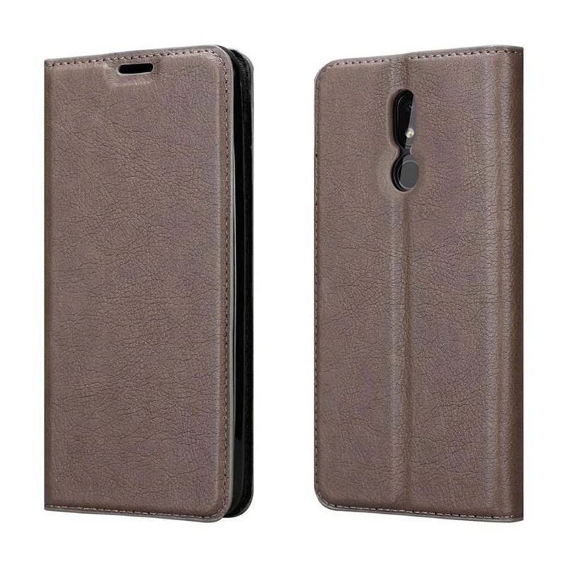 Cadorabo Hülle kompatibel mit Nokia 3,2 Schutzhülle mit Magnetverschluss, Standfunktion und Kartenfach