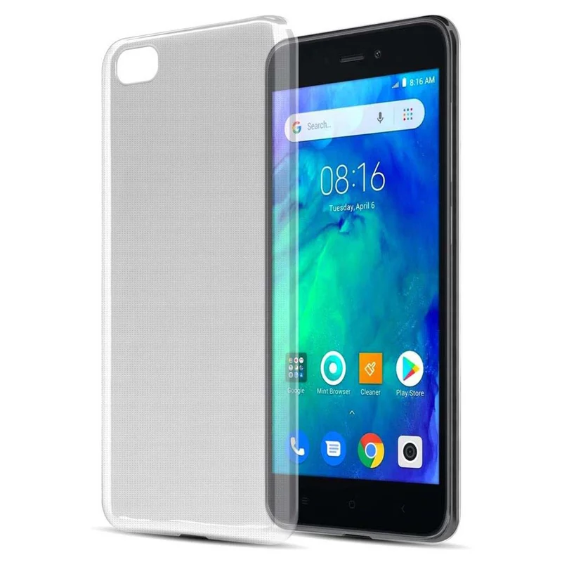 Cadorabo Hülle kompatibel mit Xiaomi RedMi GO Schutzhülle aus flexiblem TPU Silikon