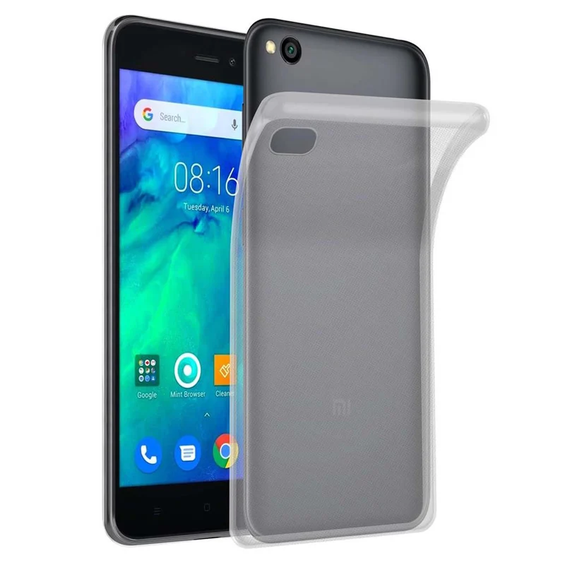 Cadorabo Hülle kompatibel mit Xiaomi RedMi GO Schutzhülle aus flexiblem TPU Silikon