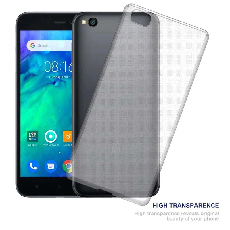 Cadorabo Hülle kompatibel mit Xiaomi RedMi GO Schutzhülle aus flexiblem TPU Silikon