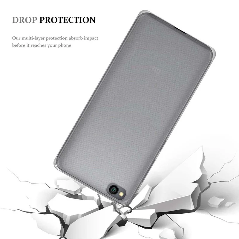 Cadorabo Hülle kompatibel mit Xiaomi RedMi GO Schutzhülle aus flexiblem TPU Silikon