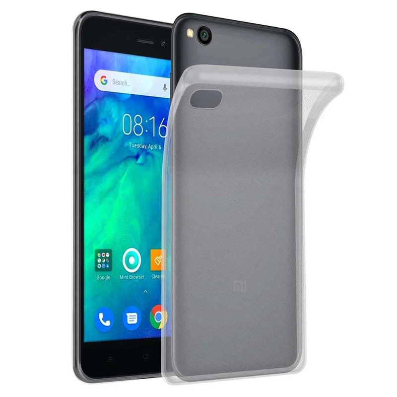 Cadorabo Hülle kompatibel mit Xiaomi RedMi GO Schutzhülle aus flexiblem TPU Silikon