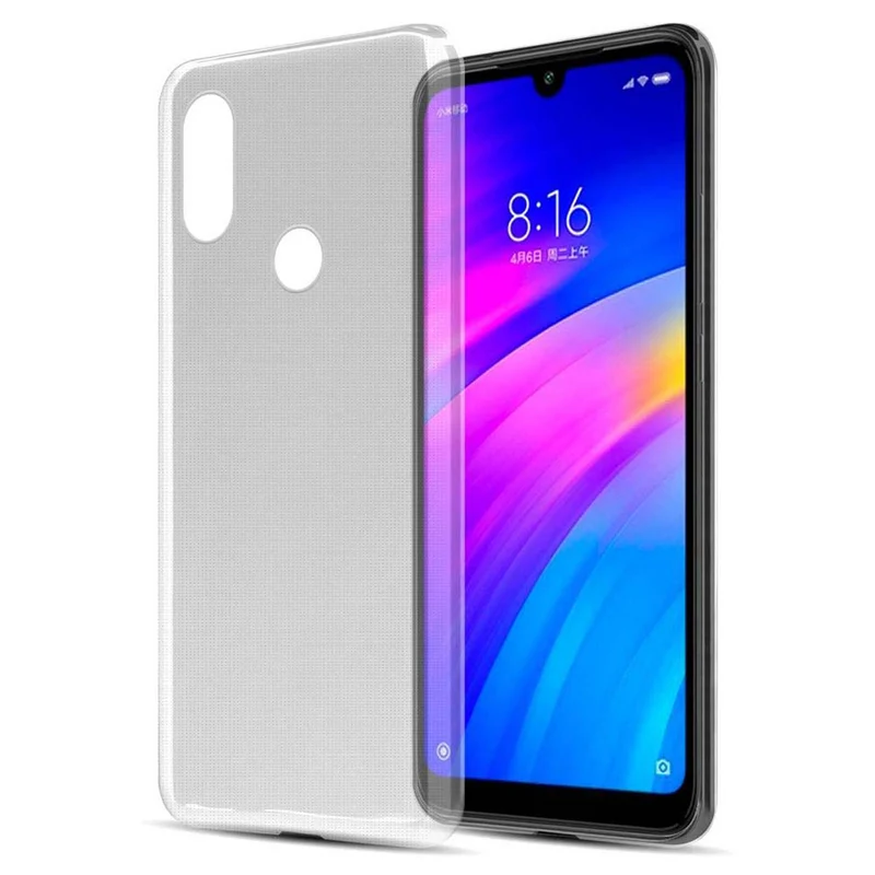 Cadorabo Hülle kompatibel mit Xiaomi RedMi 7 Schutzhülle aus flexiblem TPU Silikon
