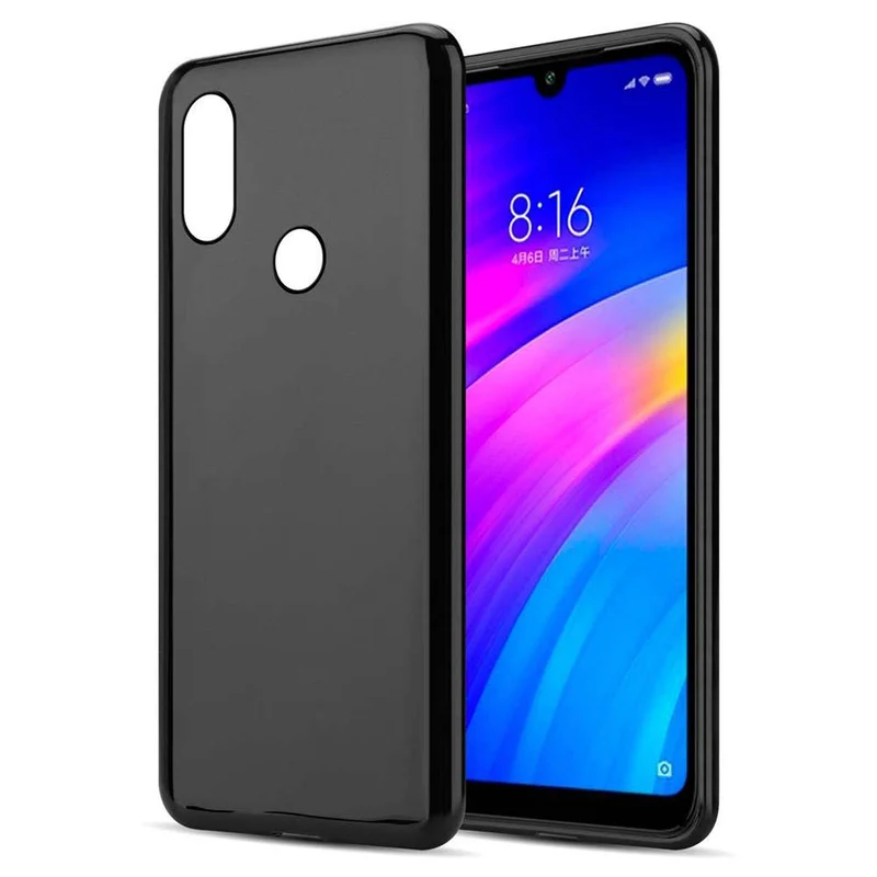 Cadorabo Hülle kompatibel mit Xiaomi RedMi 7 Schutzhülle aus flexiblem TPU Silikon