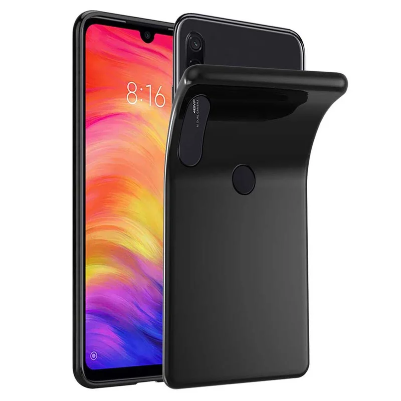 Cadorabo Hülle kompatibel mit Xiaomi RedMi NOTE 7 Schutzhülle aus flexiblem TPU Silikon