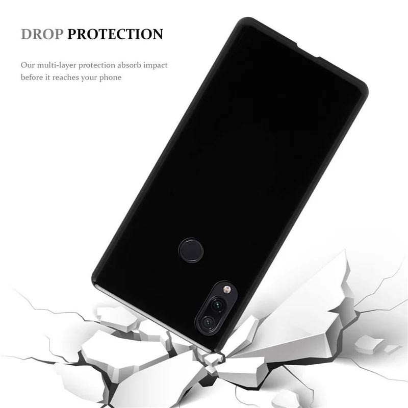 Cadorabo Hülle kompatibel mit Xiaomi RedMi NOTE 7 Schutzhülle aus flexiblem TPU Silikon