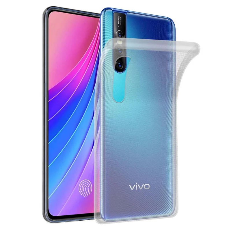 Cadorabo Hülle kompatibel mit Vivo V15 PRO Schutzhülle aus flexiblem TPU Silikon