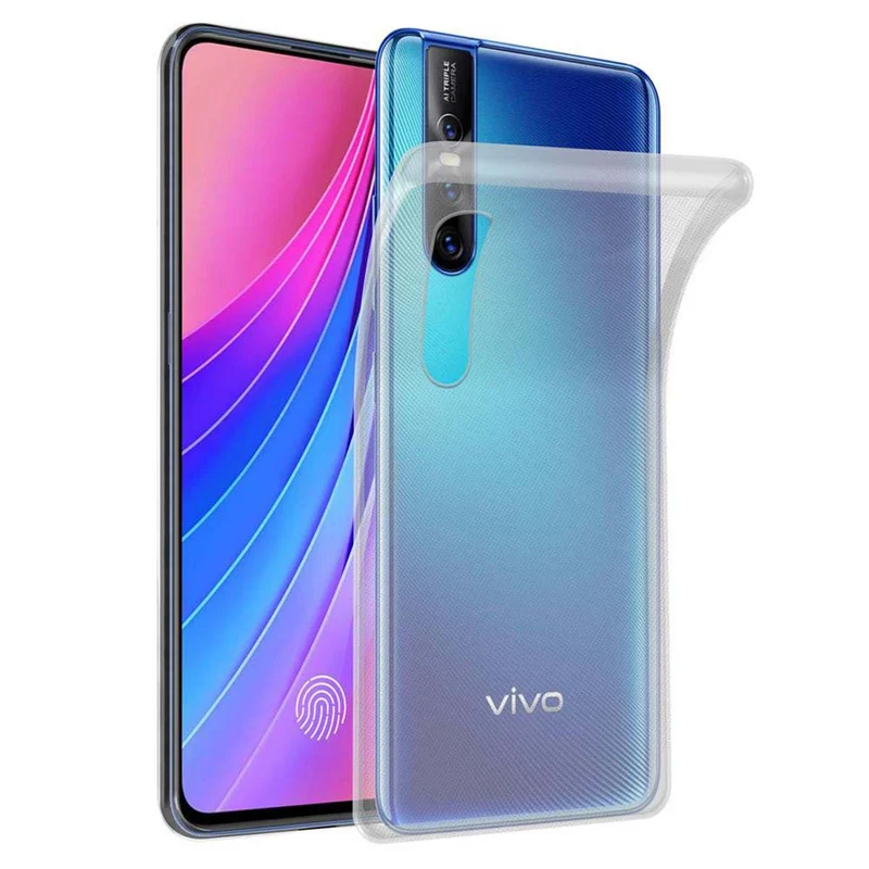 Cadorabo Hülle kompatibel mit Vivo V15 PRO Schutzhülle aus flexiblem TPU Silikon
