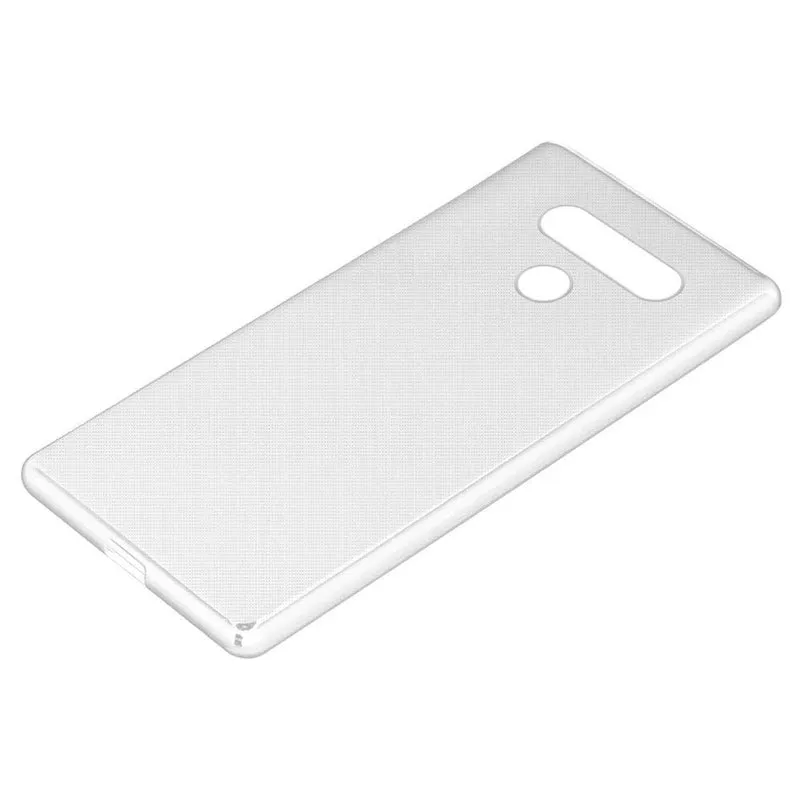 Cadorabo Hülle kompatibel mit LG Q60 Schutzhülle aus flexiblem TPU Silikon