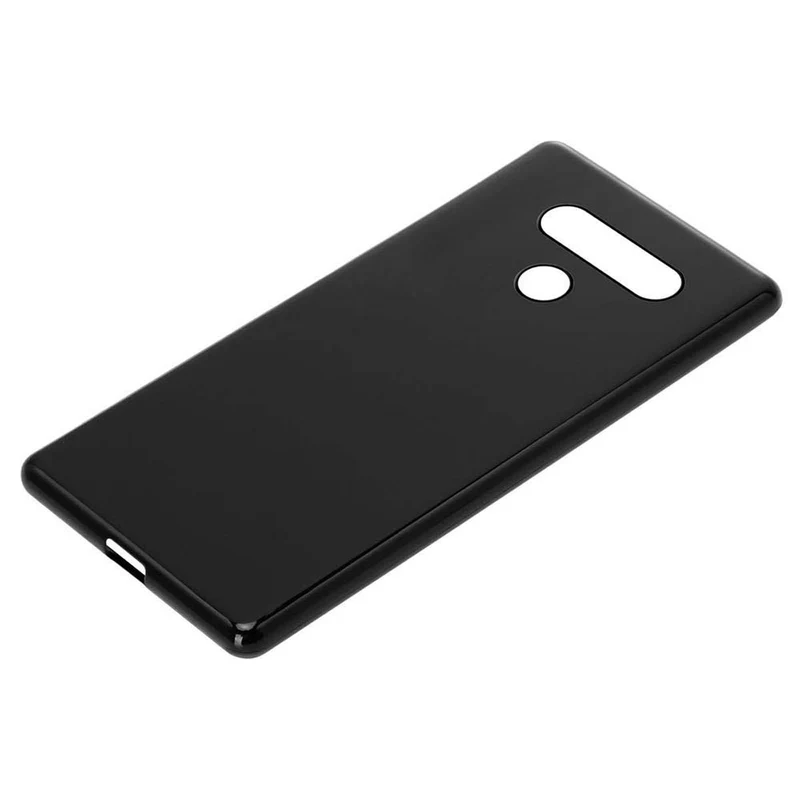 Cadorabo Hülle kompatibel mit LG Q60 Schutzhülle aus flexiblem TPU Silikon