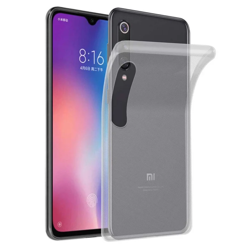 Cadorabo Hülle kompatibel mit Xiaomi Mi 9 SE Schutzhülle aus flexiblem TPU Silikon
