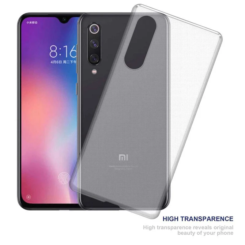 Cadorabo Hülle kompatibel mit Xiaomi Mi 9 SE Schutzhülle aus flexiblem TPU Silikon