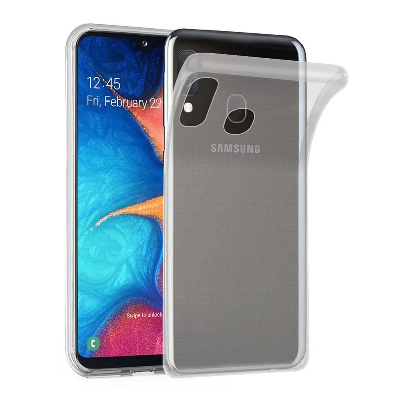 Cadorabo Hülle kompatibel mit Samsung Galaxy A10e / A20e Schutzhülle aus flexiblem TPU Silikon