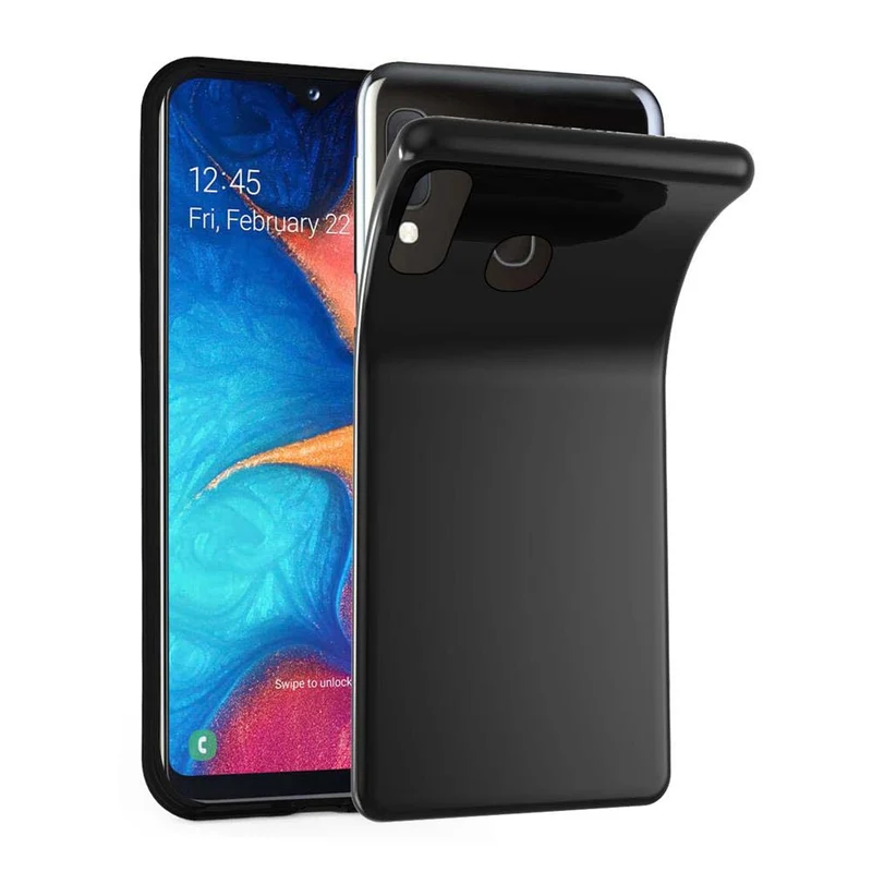Cadorabo Hülle kompatibel mit Samsung Galaxy A10e / A20e Schutzhülle aus flexiblem TPU Silikon