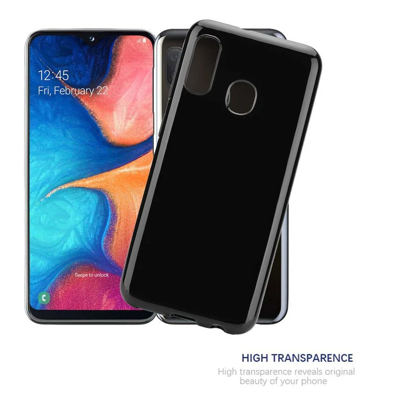 Cadorabo Hülle kompatibel mit Samsung Galaxy A10e / A20e Schutzhülle aus flexiblem TPU Silikon