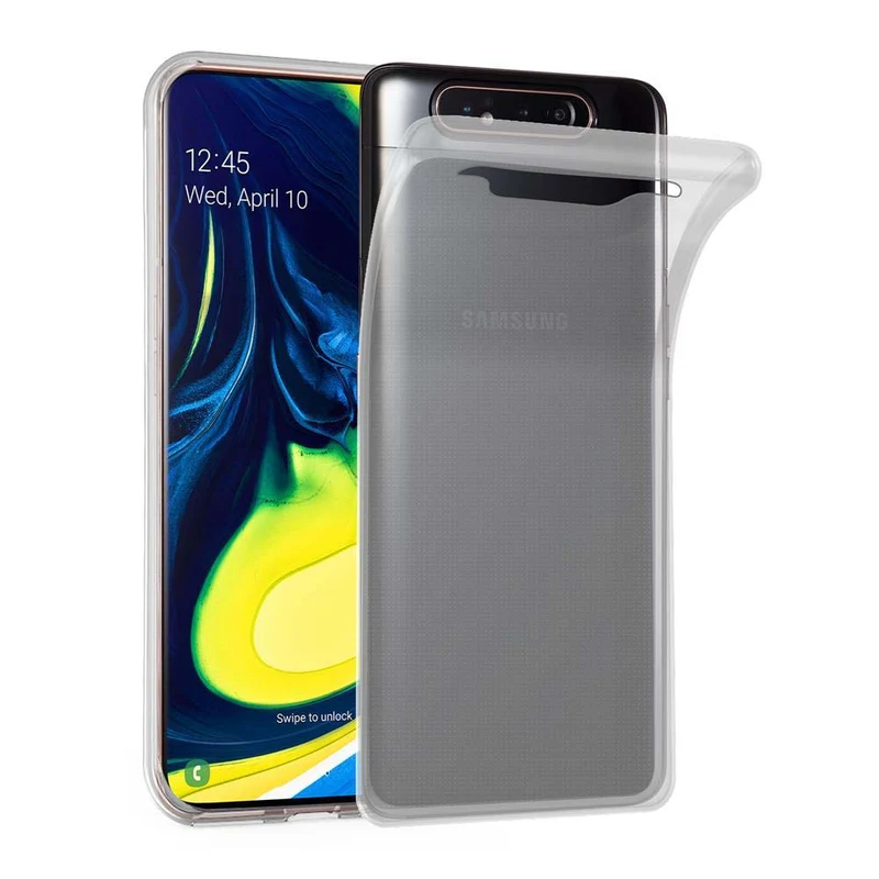 Cadorabo Hülle kompatibel mit Samsung Galaxy A80 / A90 4G Schutzhülle aus flexiblem TPU Silikon