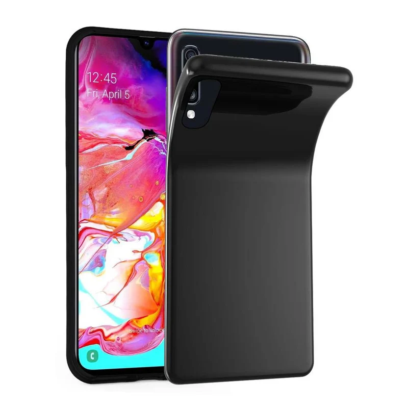 Cadorabo Hülle kompatibel mit Samsung Galaxy A70 / A70s Schutzhülle aus flexiblem TPU Silikon