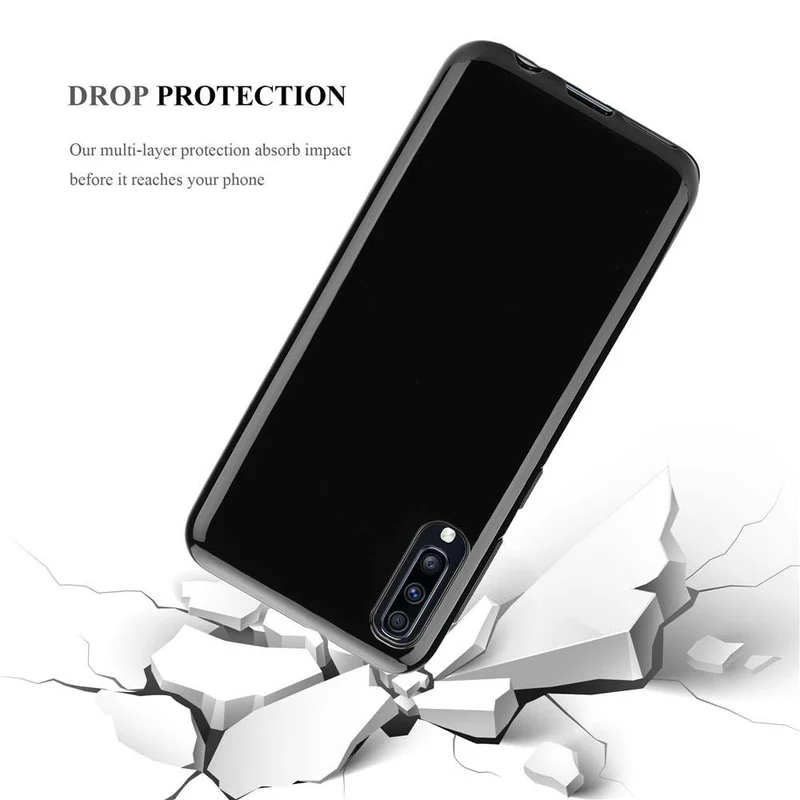 Cadorabo Hülle kompatibel mit Samsung Galaxy A70 / A70s Schutzhülle aus flexiblem TPU Silikon