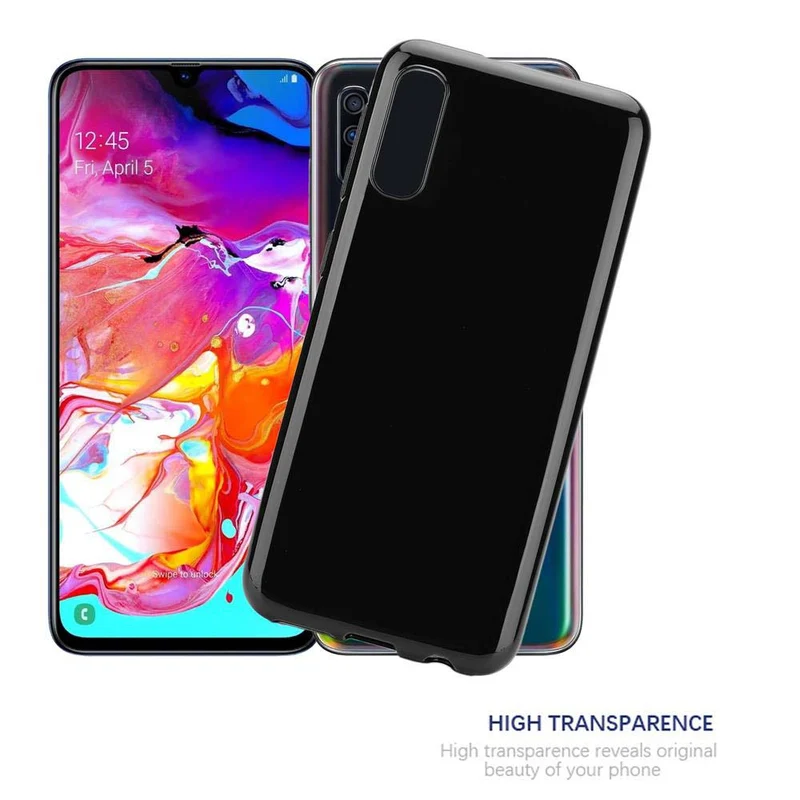 Cadorabo Hülle kompatibel mit Samsung Galaxy A70 / A70s Schutzhülle aus flexiblem TPU Silikon