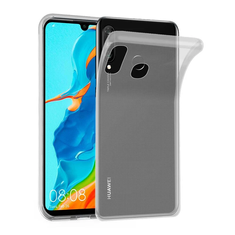 Cadorabo Hülle kompatibel mit Huawei P30 LITE Schutzhülle aus flexiblem TPU Silikon