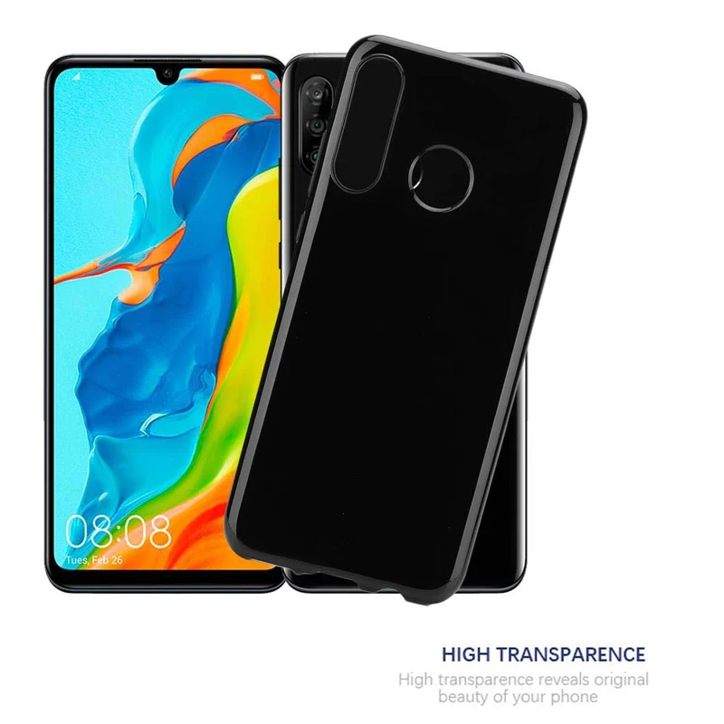 Cadorabo Hülle kompatibel mit Huawei P30 LITE Schutzhülle aus flexiblem TPU Silikon