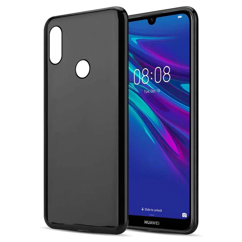 Cadorabo Hülle kompatibel mit Huawei Y6 2019 Schutzhülle aus flexiblem TPU Silikon