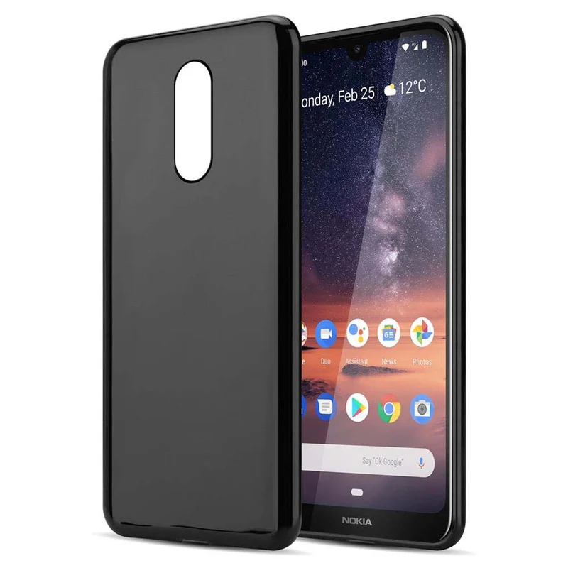 Cadorabo Hülle kompatibel mit Nokia 3,2 Schutzhülle aus flexiblem TPU Silikon