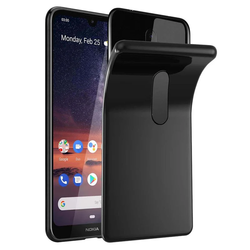 Cadorabo Hülle kompatibel mit Nokia 3,2 Schutzhülle aus flexiblem TPU Silikon