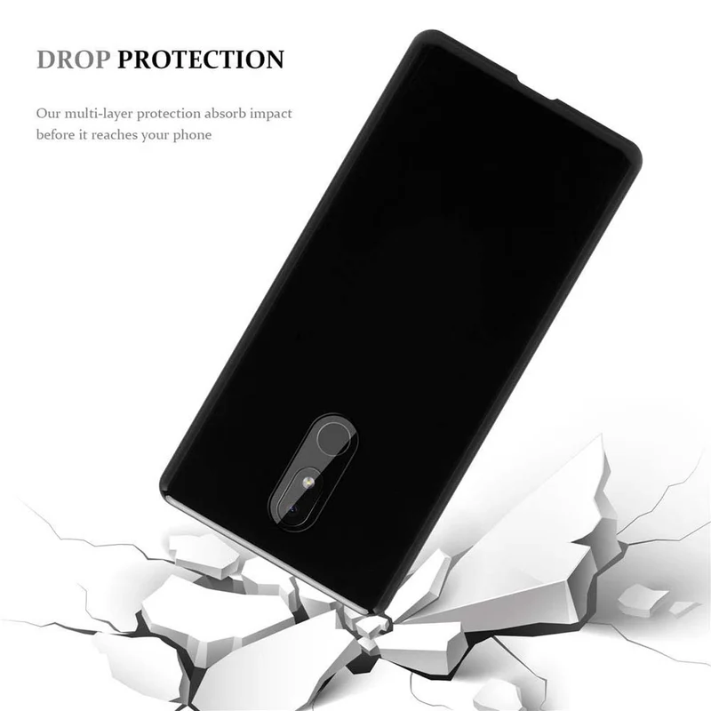 Cadorabo Hülle kompatibel mit Nokia 3,2 Schutzhülle aus flexiblem TPU Silikon