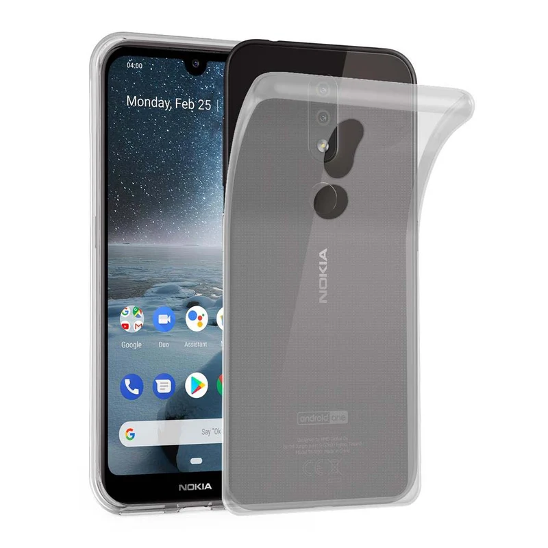 Cadorabo Hülle kompatibel mit Nokia 4,2 Schutzhülle aus flexiblem TPU Silikon