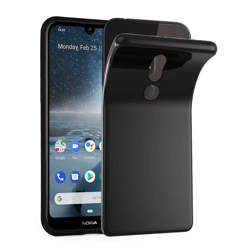 Cadorabo Hülle kompatibel mit Nokia 4,2 Schutzhülle aus flexiblem TPU Silikon