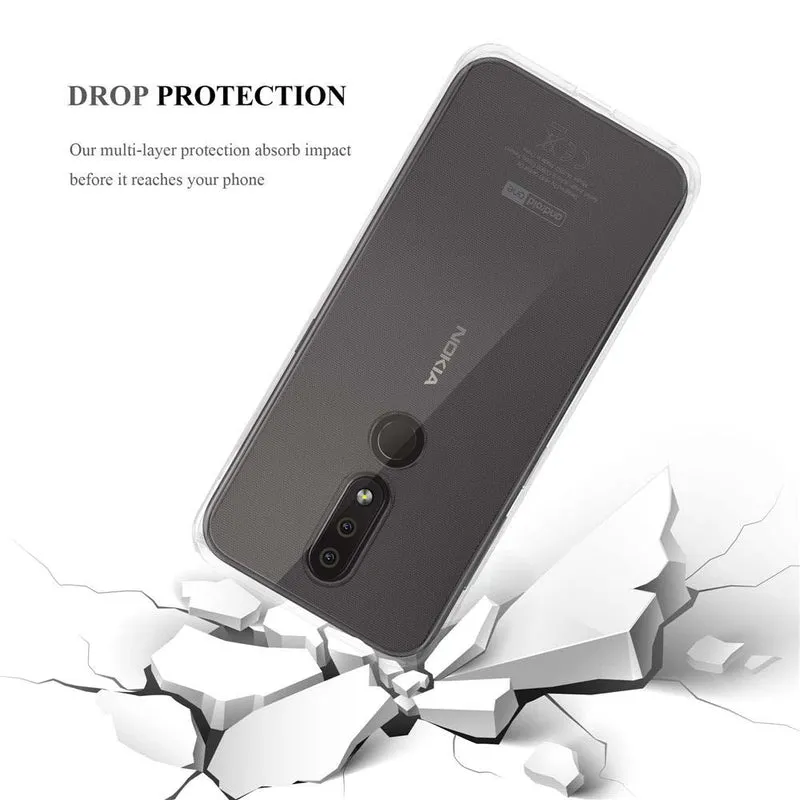 Cadorabo Hülle kompatibel mit Nokia 4,2 Schutzhülle aus flexiblem TPU Silikon