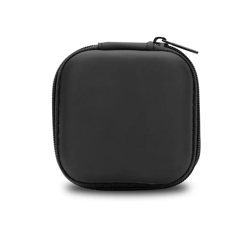 Cadorabo Kopfhörer Aufbewahrungsbox Eckige Robuste Tasche aus formstabilem Stoff mit Netzfach und Reißverschluss für Headset, In-Ear Headphone und vieles mehr