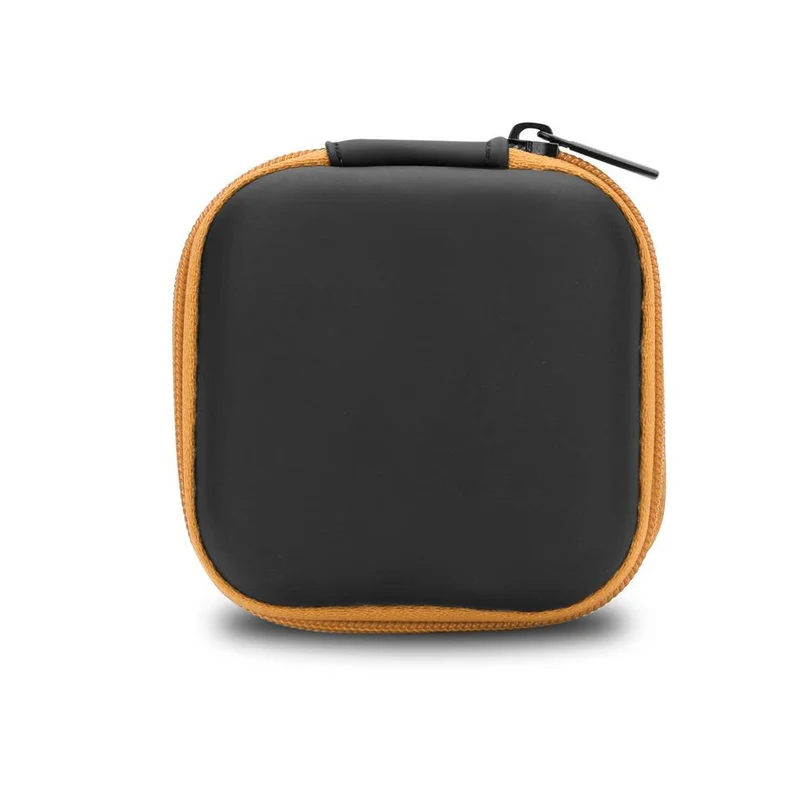 Cadorabo Kopfhörer Aufbewahrungsbox Eckige Robuste Tasche aus formstabilem Stoff mit Netzfach und Reißverschluss für Headset, In-Ear Headphone und vieles mehr