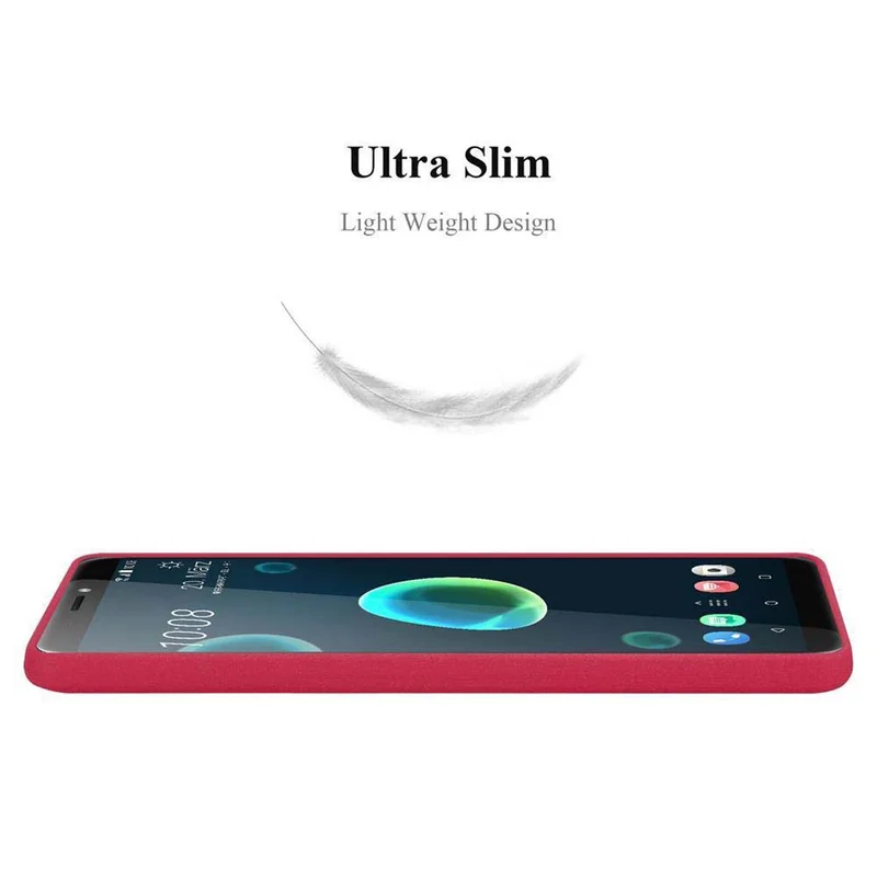 Cadorabo Hülle kompatibel mit HTC Desire 12 PLUS Schutzhülle aus flexiblem TPU Silikon