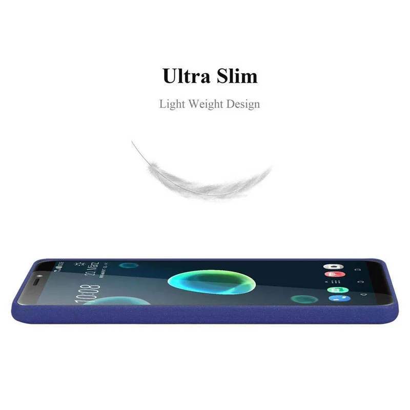 Cadorabo Hülle kompatibel mit HTC Desire 12 PLUS Schutzhülle aus flexiblem TPU Silikon