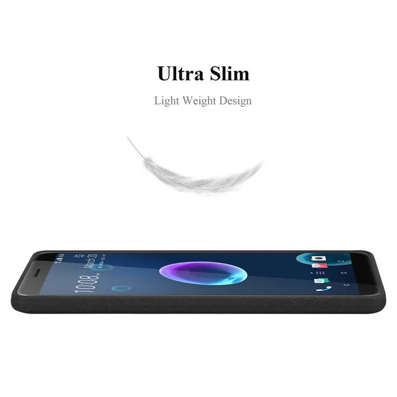 Cadorabo Hülle kompatibel mit HTC Desire 12 Schutzhülle aus flexiblem TPU Silikon