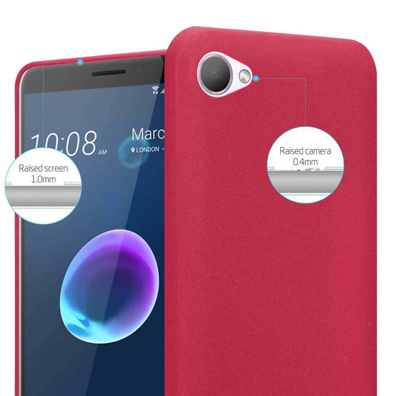 Cadorabo Hülle kompatibel mit HTC Desire 12 Schutzhülle aus flexiblem TPU Silikon