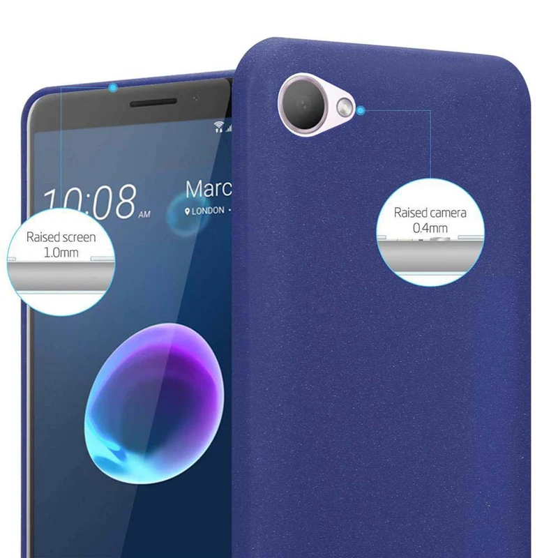 Cadorabo Hülle kompatibel mit HTC Desire 12 Schutzhülle aus flexiblem TPU Silikon