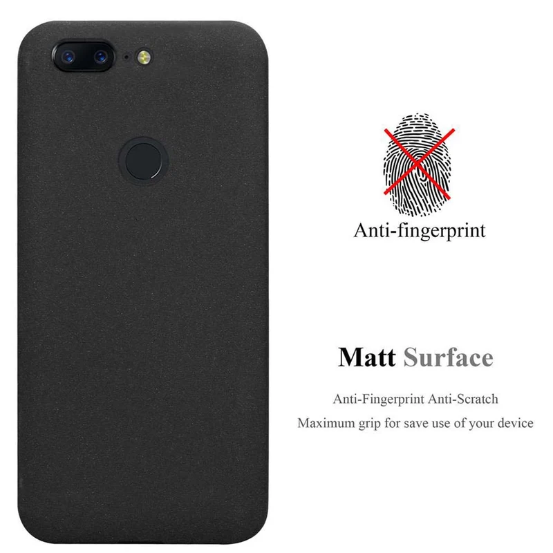 Cadorabo Hülle kompatibel mit OnePlus 5T Schutzhülle aus flexiblem TPU Silikon