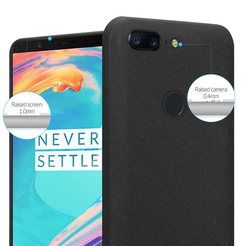 Cadorabo Hülle kompatibel mit OnePlus 5T Schutzhülle aus flexiblem TPU Silikon