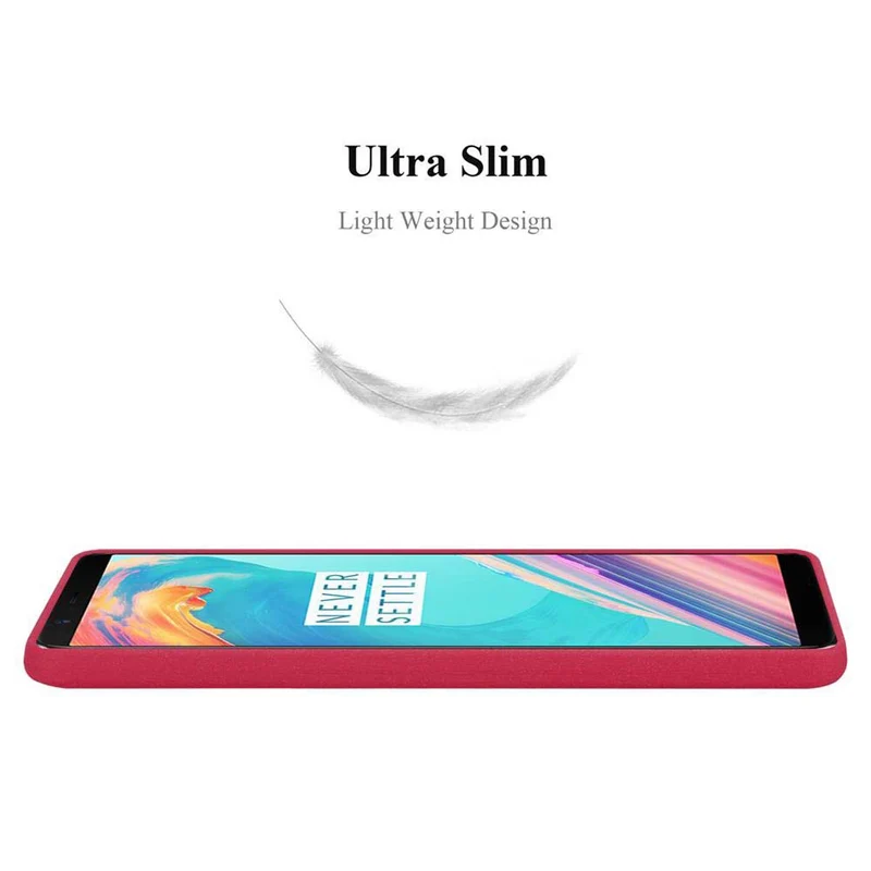 Cadorabo Hülle kompatibel mit OnePlus 5T Schutzhülle aus flexiblem TPU Silikon