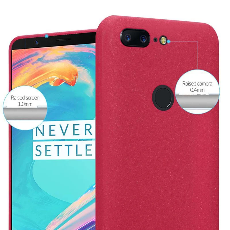 Cadorabo Hülle kompatibel mit OnePlus 5T Schutzhülle aus flexiblem TPU Silikon