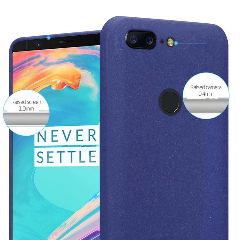 Cadorabo Hülle kompatibel mit OnePlus 5T Schutzhülle aus flexiblem TPU Silikon