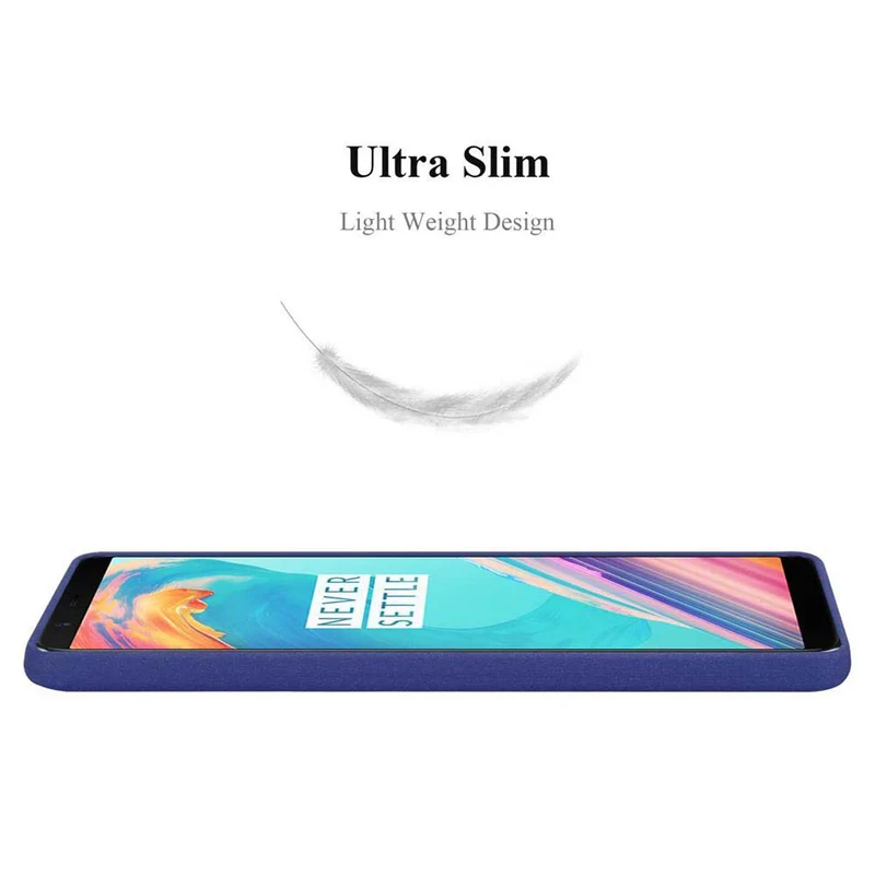 Cadorabo Hülle kompatibel mit OnePlus 5T Schutzhülle aus flexiblem TPU Silikon