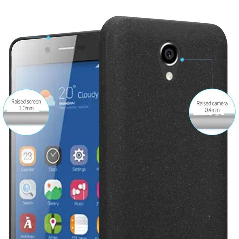 Cadorabo Hülle kompatibel mit ZTE Blade L7 Schutzhülle aus flexiblem TPU Silikon