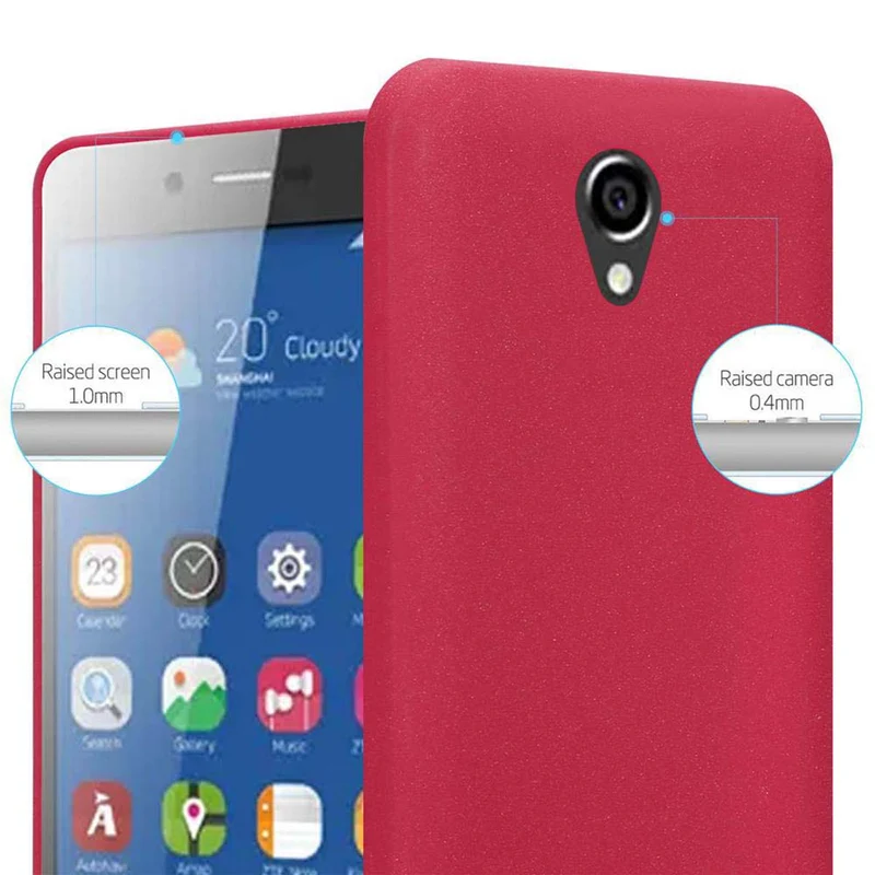 Cadorabo Hülle kompatibel mit ZTE Blade L7 Schutzhülle aus flexiblem TPU Silikon