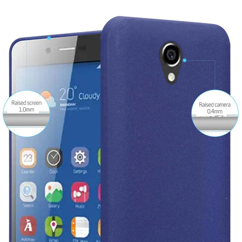 Cadorabo Hülle kompatibel mit ZTE Blade L7 Schutzhülle aus flexiblem TPU Silikon